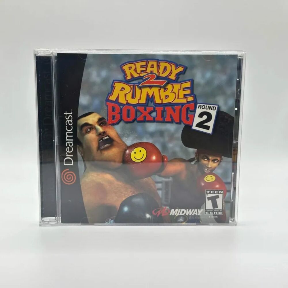 Sega Dreamcast Ready 2 Rumble Boxing Round 2 CIB + Reg Card Michael Jackson